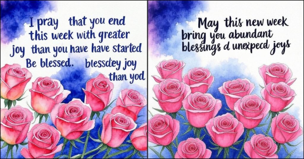 130 Inspirational New Week Blessings Quotes, Prayers And Wishes For Loved Ones