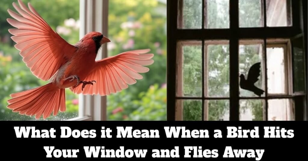 What Does it Mean When a Bird Hits Your Window and Flies Away