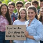 Positive And Best Wishes For Students From Teachers