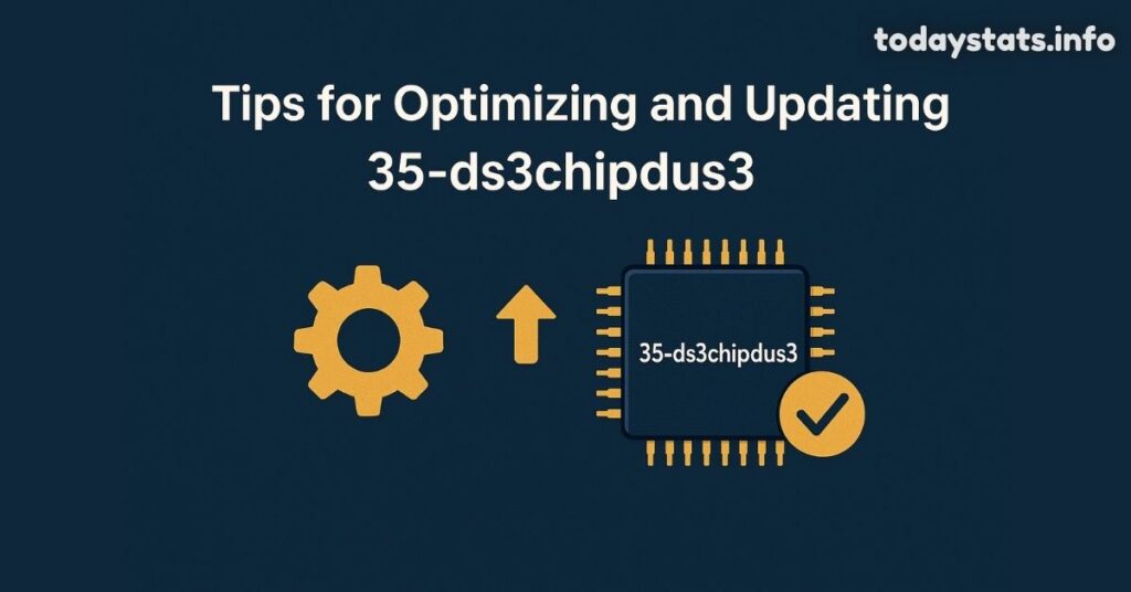 Tips for Optimizing and Updating 35-ds3chipdus3