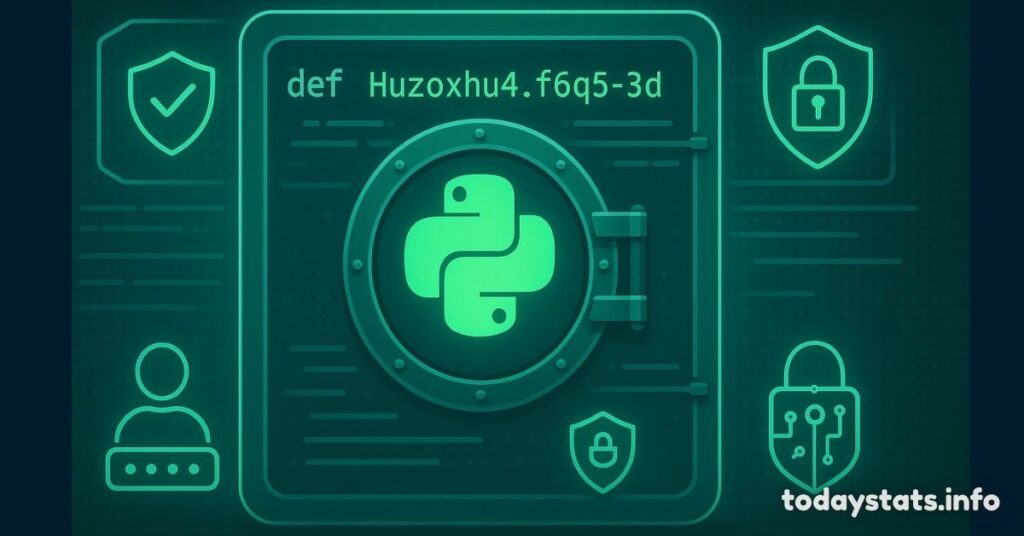 Security Considerations When Using Huzoxhu4.f6q5-3d in Python