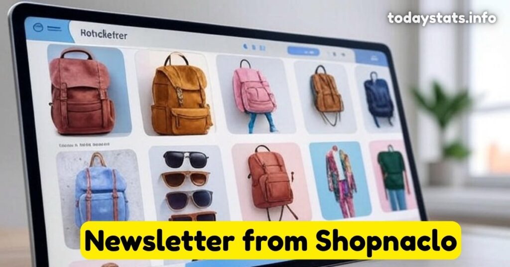 How the Newsletter from Shopnaclo Shows You New Things?