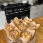 Healthy Lemon Raspberry Protein Muffins