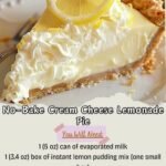 No-Bake Cream Cheese Lemonade Pie No-Bake Cream Cheese Lemonade Pie