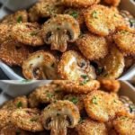 crispy garlic mushroom bites crispy garlic mushroom bites